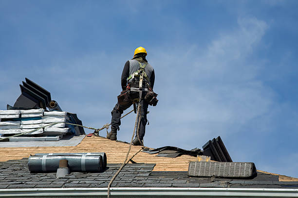 Professional Roofing technician working in Cammal, PA